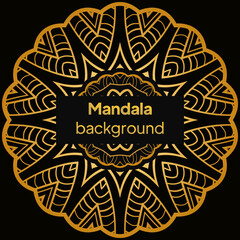 Luxury mandala background design. Luxury floral weave pattern. Vector illustration. Outline flower mandala. decorative ornament. floral design element.