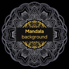 Mandala pattern. Vector illustration for design