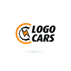 Cars logo design. Energy concept