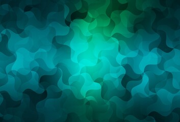 Light Blue, Green vector abstract polygonal template.