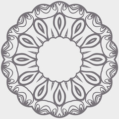Ornamental decorative rosettes, mandala. vector illustration