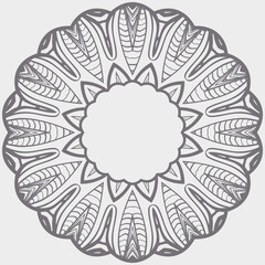 Ornamental decorative rosettes, mandala. vector illustration