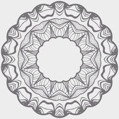ornamental floral rosette - mandala backround. Vector illustration