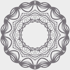 Ornamental decorative rosettes, mandala. vector illustration