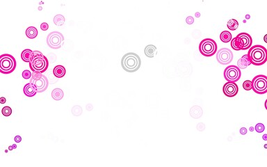 Light Pink vector background with spots.
