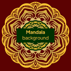 Style Decorative mandala. Mandala for print, poster, cover, brochure. Vector illustration