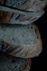 Homemade paradise sourdough whole bread.