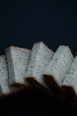 Homemade paradise sourdough whole bread.