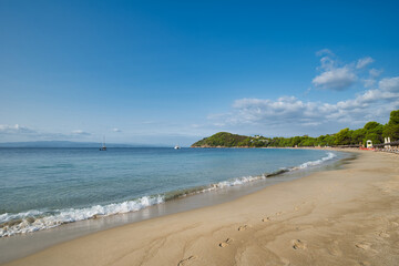Koukounaries beach, Skiathos island, Greece .famous exotic beach all over the world