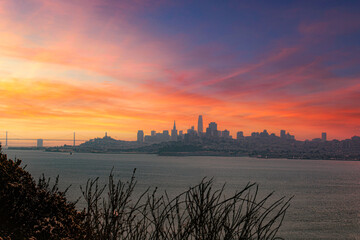 Fototapeta premium Bay City Sunrise.