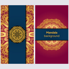 Mandala. Vector illustration. Ornamental Background . Wedding card, Cover.