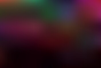 Dark Multicolor vector blurred background.
