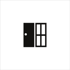 logo door icon vector templet