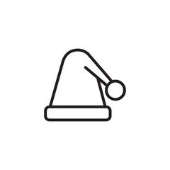 Christmas cap icon design vector