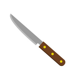 Kitchen Knife Flat Icon illustration