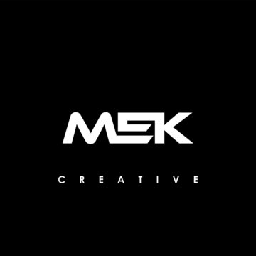 MEK Letter Initial Logo Design Template Vector Illustration