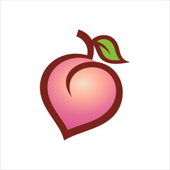 peach logo design inspiration awesome