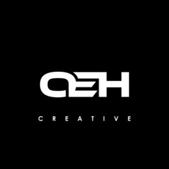 OEH Letter Initial Logo Design Template Vector Illustration