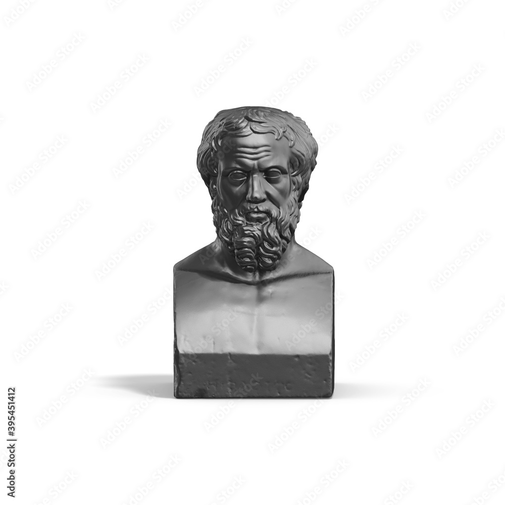 Fototapete a collection of sculptures made in neon style on a black background for your design ideas. 3d render