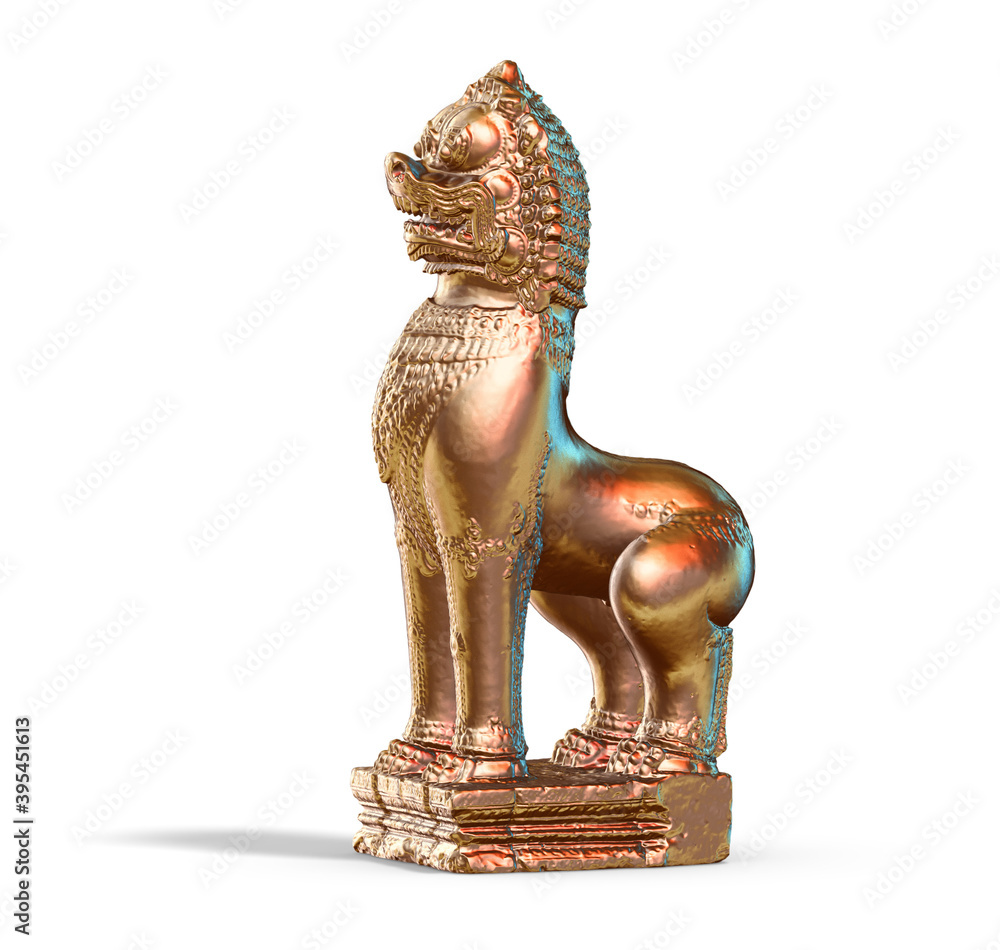 Fototapete a collection of sculptures made in neon style on a black background for your design ideas. 3d render