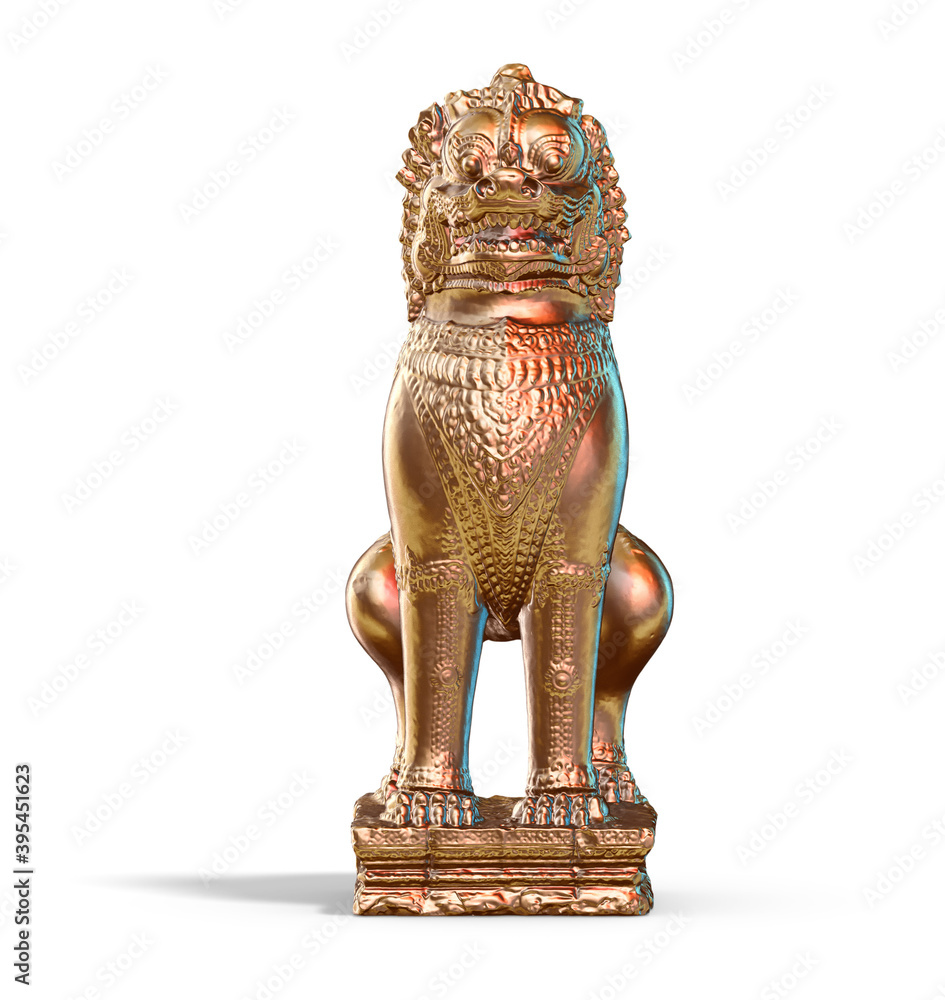 Fototapete a collection of sculptures made in neon style on a black background for your design ideas. 3d render