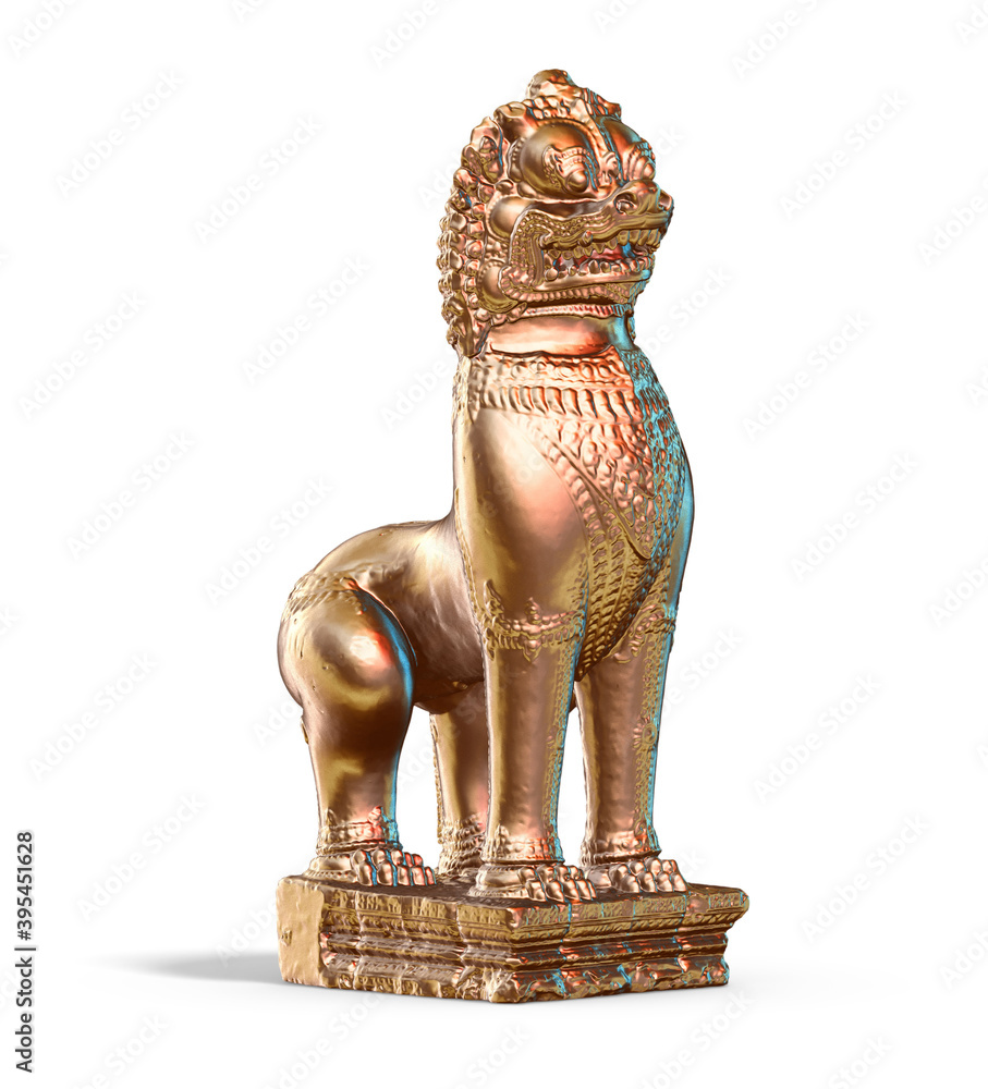 Fototapete a collection of sculptures made in neon style on a black background for your design ideas. 3d render