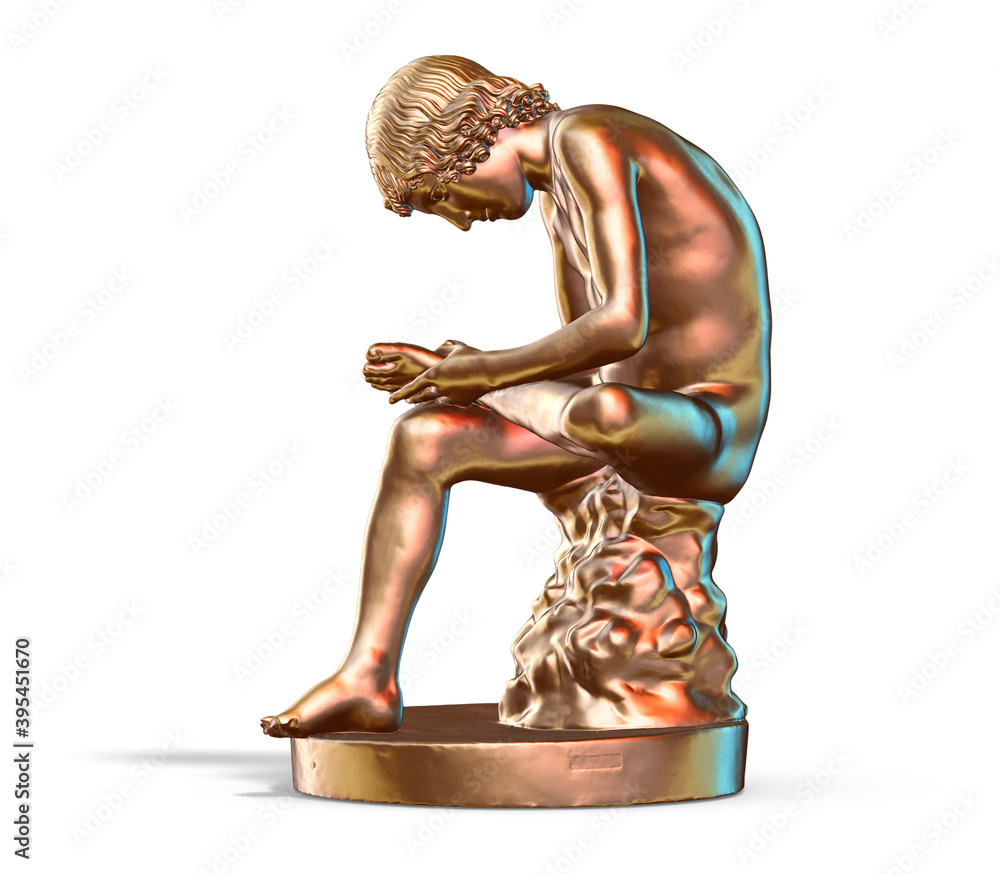 Fototapete a collection of sculptures made in neon style on a black background for your design ideas. 3d render
