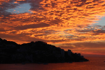 Atardecer en Acapulco,Mexico