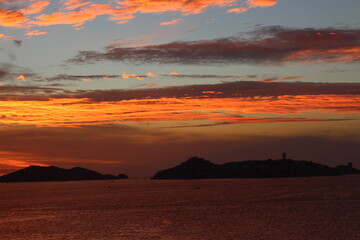 Atardecer en Acapulco,Mexico