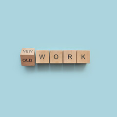 A person's choice between a new job and an old one