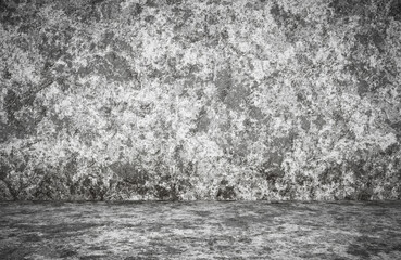 empty room, plaster wall, grey background