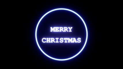 Christmas theme, Merry Christmas 3D text with nice glowing light, 4K High Quality, 3D render
