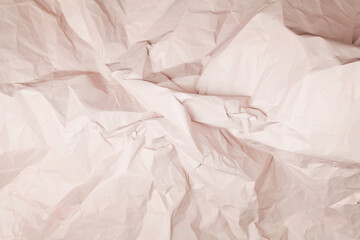 beige crumpled paper background, texture for web design screensavers.
