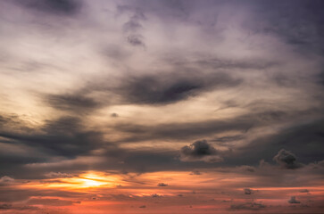 Fototapeta premium Dramatic sky, perfect for sky replacement, backgrounds, screen saver or any other application