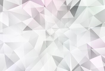 Light Pink, Yellow vector low poly background.