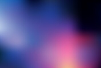 Dark Blue, Red vector blurred bright template.