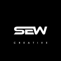 SEW Letter Initial Logo Design Template Vector Illustration