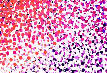 Light Pink, Red vector backdrop with dots.