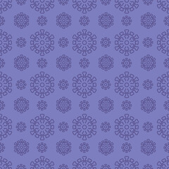 Coronavirus icons pattern. Covid-19 virus seamless background. Seamless pattern vector illustration