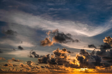 Dramatic sky, perfect for sky replacement, backgrounds, screen saver or any other application