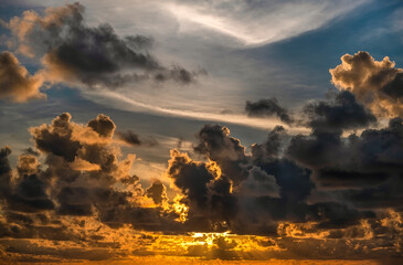 Dramatic sky, perfect for sky replacement, backgrounds, screen saver or any other application