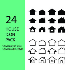 House icon set