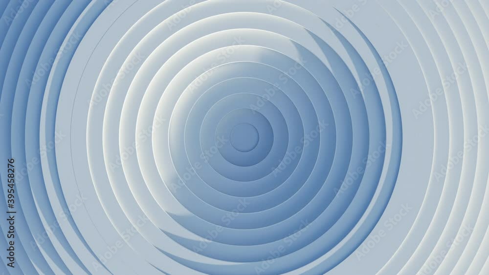Poster abstract background with circles moving in waves. seamless