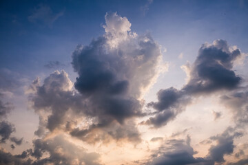 Dramatic sky, perfect for sky replacement, background or any other application