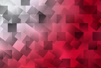 Light Red vector backdrop with rhombus.