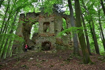 St Mary Magdalene Chapel Ruins in Maly Blanik nature reserve is a cultural heritage from 18th century.