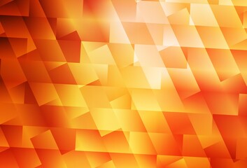 Light Red, Yellow vector pattern in square style.