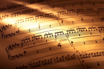 Obraz premium Sheet music.