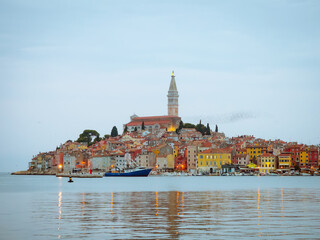 Obraz premium View of Rovinj in Croatia