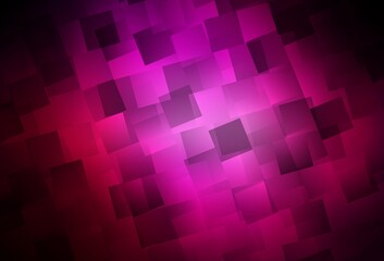 Dark Pink vector backdrop with rhombus.